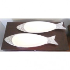 Platter - set aluminium fish platters (2 in a pack) Platter - set aluminium fish platters (2 in a pack)